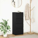 Bufetă Stejar negru 37,5x35x99 cm Lemn prelucrat GartenMobel Dekor