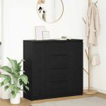 Bufetă cu sertare Stejar negru 100,5x35x98,5 cm Lemn prelucrat GartenMobel Dekor