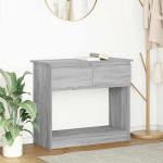Consolă cu sertare Gri Sonoma 85,5x38,5x74,5 cm GartenMobel Dekor