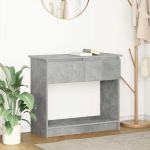 Consolă cu sertare Gri beton 85,5x38,5x74,5 cm GartenMobel Dekor