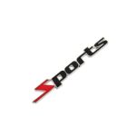 Emblema "Sports" culoare negru / rosu Cod: SPORTS Automotive TrustedCars