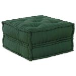 Puf modular verde 70x70x36 țesătură GartenMobel Dekor