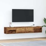 Dulapuri TV 2 buc Lemn vechi 80x31x25,5 cm Lemn prelucrat GartenMobel Dekor