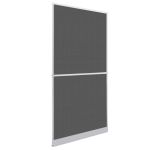 Plasă insecte cu balamale pentru uși, alb, 100 x 215 cm GartenMobel Dekor