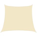 Pânză parasolar, crem, 4/5x4 m, HDPE, 160 g/m² GartenMobel Dekor