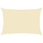 Pânză parasolar, crem, 5x7 m, HDPE, 160 g/m² GartenMobel Dekor