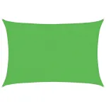 Pânză parasolar, verde deschis, 2,5x4 m, HDPE, 160 g/m² GartenMobel Dekor
