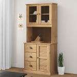Dulap superior comodă „VIGO”, 78x30x100 cm, lemn masiv pin GartenMobel Dekor