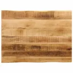 Blat de masă contur natural 70x60x3,8 cm lemn masiv mango brut GartenMobel Dekor