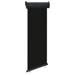 Copertină laterală de balcon, negru, 60 x 250 cm GartenMobel Dekor
