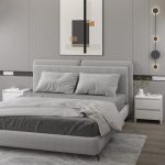 Noptiere, 2 buc., alb, 45x34,5x44,5 cm, PAL  GartenMobel Dekor
