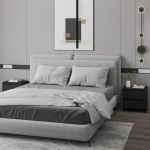 Noptiere, 2 buc., negru, 45x34,5x44,5 cm, PAL  GartenMobel Dekor