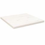 Blat de masă, alb, 50x50x2,5 cm, lemn masiv de pin, pătrat GartenMobel Dekor