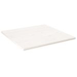 Blat de masă, alb, 70x70x2,5 cm, lemn masiv de pin, pătrat GartenMobel Dekor