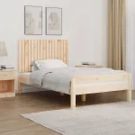 Tăblie de pat pentru perete, 108x3x60 cm, lemn masiv de pin GartenMobel Dekor