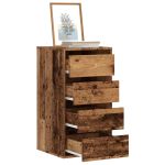 Dulap colț cu sertare lemn vechi 40x41x76 cm lemn prelucrat GartenMobel Dekor
