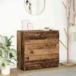 Bufetă din lemn vechi 80x35x76 cm din lemn prelucrat GartenMobel Dekor