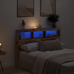 Dulap pentru tăblie cu LED Lemn vechi 140x17x102 cm GartenMobel Dekor