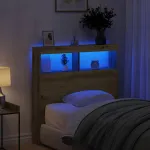 Dulap pentru tăblie cu LED Stejar Artisan 100x17x102 cm GartenMobel Dekor