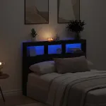 Dulap pentru tăblie cu LED Stejar negru 140x17x102 cm GartenMobel Dekor