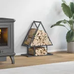 Suport pentru lemne de foc Antracit Oțel laminat la rece GartenMobel Dekor