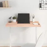 Blat de masă, 80x40x(2-4) cm, lemn masiv de stejar netratat GartenMobel Dekor