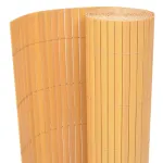 Gard de grădină cu două fețe, galben, 90 x 300 cm, PVC GartenMobel Dekor