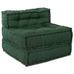 Puf modular verde 70x70x54 țesătură GartenMobel Dekor