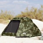 Cort de pescuit pentru 5 persoane, camuflaj, impermeabil GartenMobel Dekor