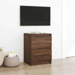 Dulap TV Stejar maro 40x35x54 cm Lemn prelucrat GartenMobel Dekor