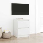 Dulap TV alb 40x35x54 cm lemn prelucrat GartenMobel Dekor