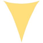 Pânză parasolar, bej, 5x7x7 m, HDPE, 160 g/m² GartenMobel Dekor