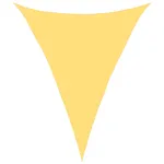 Pânză parasolar, bej, 4x5x5 m, HDPE, 160 g/m² GartenMobel Dekor