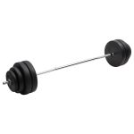 Set halteră ondulată cu greutăți, 60 kg GartenMobel Dekor