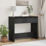 Consolă Stejar negru 89x41x76,5 cm Lemn prelucrat GartenMobel Dekor