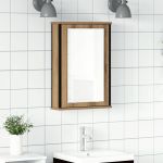 Dulap cu oglindă pentru baie Stejar Artisan Lemn prelucrat GartenMobel Dekor