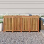 Ladă depozitare pentru grădină 175x80x75 cm lemn masiv acacia GartenMobel Dekor