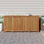 Ladă depozitare pentru grădină 175x80x75 cm lemn masiv acacia GartenMobel Dekor