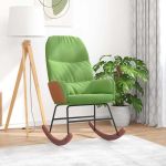 Scaun balansoar, verde deschis, catifea GartenMobel Dekor