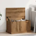 Cutie depozitare, stejar artizanal, 70x40x38 cm, lemn prelucrat GartenMobel Dekor