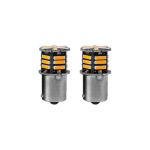 Set 2 becuri o faza T.N. BAU15S  21SMD 12V 300 lumen lumina galbena Cod: HH016 Automotive TrustedCars