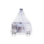 Lenjerie MyKids Dots Blue-Grey 11 Piese 120x60 cm GreatGoods Plaything