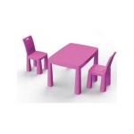 Set masa copii si scaune MyKids 0468/3 Roz GreatGoods Plaything