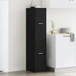 Dulap de farmacie, stejar negru, 30x41x144,5 cm, lemn prelucrat GartenMobel Dekor