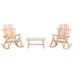 Set mobilier de grădină, 3 piese, lemn masiv de molid GartenMobel Dekor