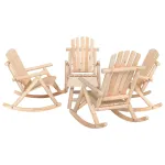 Set mobilier de grădină, 5 piese, lemn masiv de molid GartenMobel Dekor