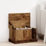 Cutie de depozitare lemn vechi 30x50x28 cm lemn prelucrat GartenMobel Dekor