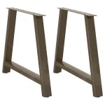 Picioare măsuță de cafea în formă A 2 buc 100x(72-73) cm oțel GartenMobel Dekor