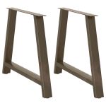 Picioare măsuță de cafea în formă de A 2 buc 90x(72-73) cm oțel GartenMobel Dekor