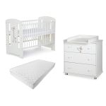 Mobilier Camera copii Si Bebelusi KLUPS SAFARI GIRAFFE Alb 2 GreatGoods Plaything